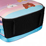 Рюкзак каркасний ортопедичний YES H-100 Line Friends 35х28х15 см, 15 л рожевий (559549), фото 10