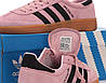 Жіночі кросівки Adidas Spezial Handball pink black кеди Адідас Спеціал Спешл рожеві замшеві, фото 4