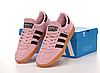 Жіночі кросівки Adidas Spezial Handball pink black кеди Адідас Спеціал Спешл рожеві замшеві, фото 2