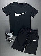 Спортивный костюм мужской на лето Nike - Купить Летний мужской костюм найк 48 (M), Черный