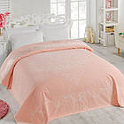 Махрове простирадло Two Dolphins Туреччина 160*220 Sevakin E894 Pudra колір пудровий