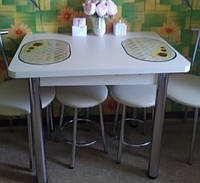 Кухонный раскладной стол 60(120)х90 Белый