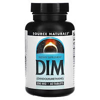 Source Naturals DIM 200 mg 60 таблеток
