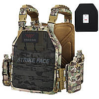 Бронежилет з плитами 6 клас, 14 підсумків швидке скидання Мультикам