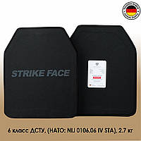 Керамические плиты 6 класса NIJ-IV Strike Face 2.7 кг (2 шт) Бронеплиты
