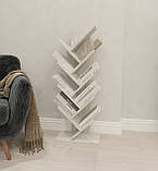 Полиця для книг у формі дерева, підлогова полиця для дому з ДСП. P-33, фото 4