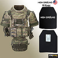 Сертифікований Бронежилет 6 клас Захисний костюм повний балістичний захист від уламків максимальна комплектація