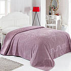 Махрове простирадло Two Dolphins Туреччина 160*220 Sevakin E894 Murdum колір фіолетовий