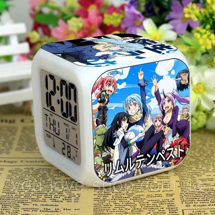 Настільний годинник Про моє переродження в слиз "Персонажі" / Tensei shitara Slime Datta Ken