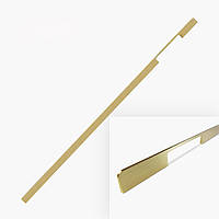 Длинные ручки профиль для шкафа Long D 1152/1200мм золотые накладные