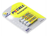 Акумулятор PKCELL 1.2V AAA 600mAh NiMH Rechargeable Battery, 4 штуки в блістері ціна за блістер, Q12 от