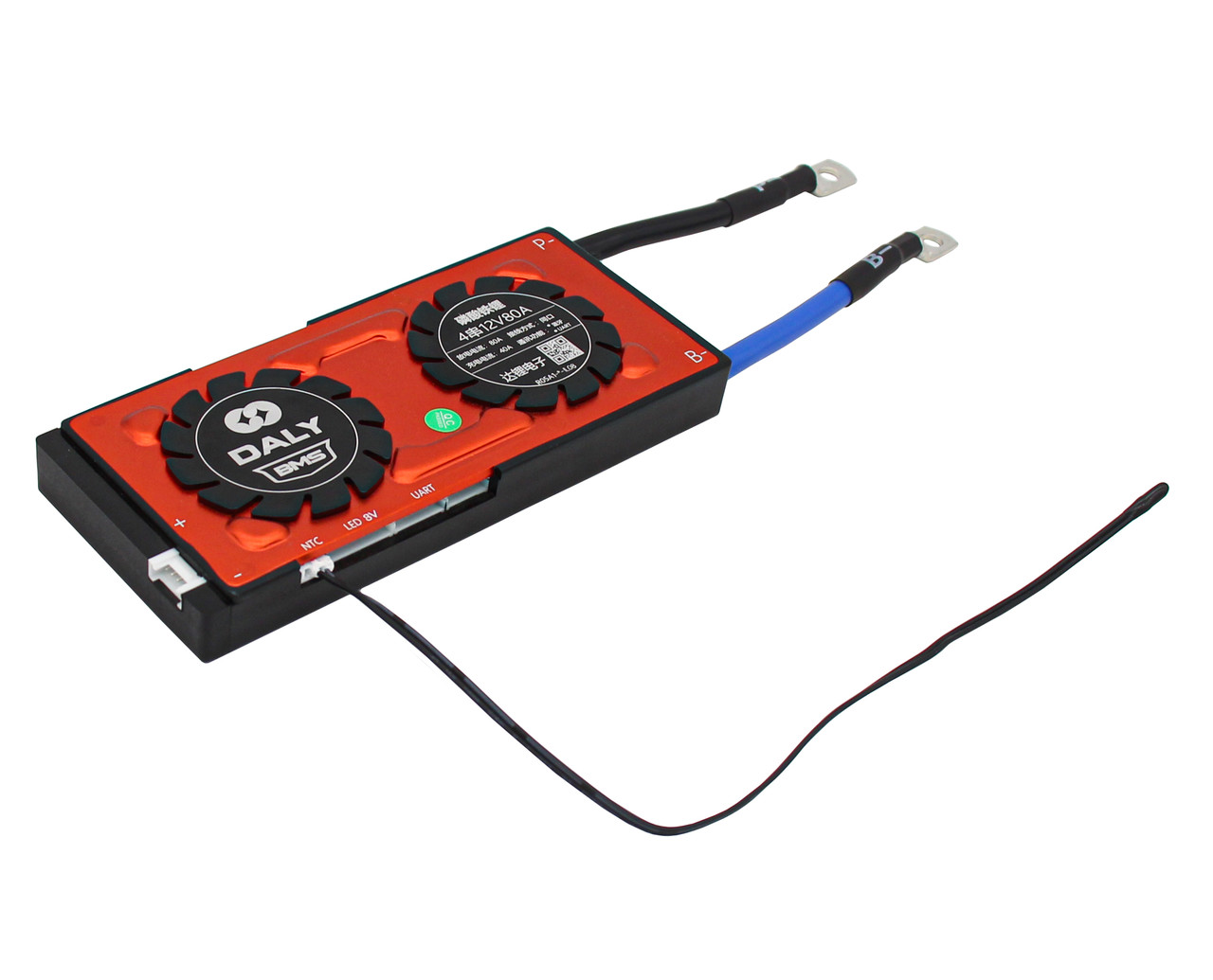 BMS smart плата LiFePO4 12V 4S 80A  для літій-залізо-фосфатних акумуляторів симетрія з Bluetooth