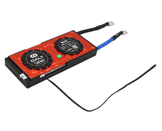BMS smart плата LiFePO4 12V 4S 80A для літій-залізо-фосфатних акумуляторів симетрія з Bluetooth, фото 1