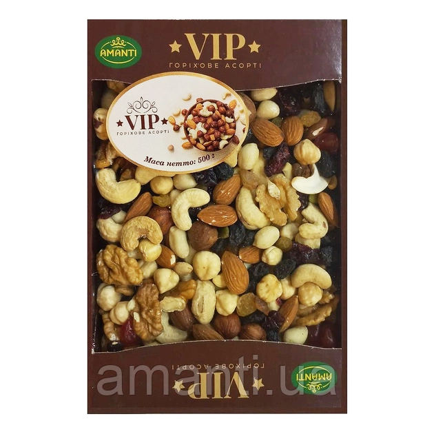 Горіхове асорті VIP 500г AMANTI, фото 1