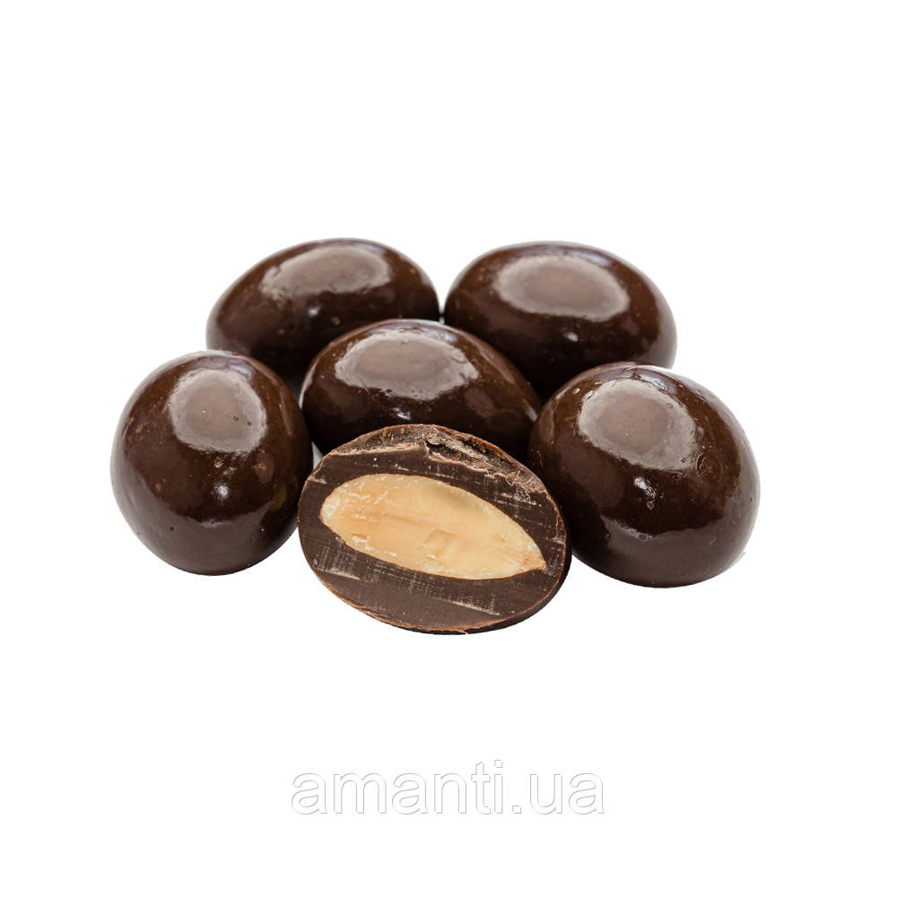 Драже Amanti Мигдаль в темній глазурі 1 кг, фото 1