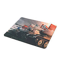 Килимок 180*220 тканинний World of Tanks, товщина 3 мм, колір Grey, Пакет от DOM-Energy