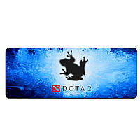 Килимок 300*700 тканинний DOTA2 "Frog", товщина 2 мм, колір Blue, OEM от DOM-Energy