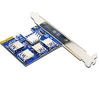 Контролер PCI-Е => USB 3.0, 4 порта, 5Gbps, OEM от DOM-Energy