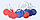 Гірлянда-стрічка KOZA-Style синьо-червона велика 4м, фото 2