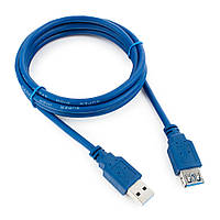 Подовжувач USB 3.0 AM/AF, 1.0m, Blue, пакет от DOM-Energy