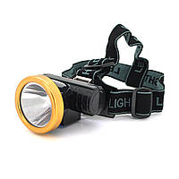 Налобний ліхтарик Watton WT-065, LED T6, 5W, 3 режими, корпус-пластик, водостійкий, ip44, вбудований акум от