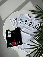 Мужская футболка Jordan белая хлопковая Тенниска Джордан на лето (B)