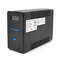 ДБЖ TESCOM TCM1200 (720W), LCD, AVR, 3st, 4xSCHUKO socket, 2x12V7Ah, RS232, USB, RJ45, plastik Case ( 460 x от