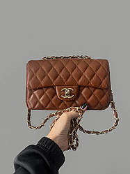 Жіноча сумка Шанель коричнева Chanel Brown