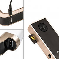 Автомобильный FM модулятор Car G7 FM Modulator Bluetooth. CD-235 Цвет: золотой