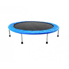 Дитячий батут Tilly BT-RJ-0033 (діаметр 152 см, навантаження 80 кг) Синій | Батут на пружинах для дому