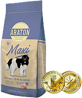 Полноценный сухой корм для взрослых собак крупных пород ARATON MAXI Adult 15кг