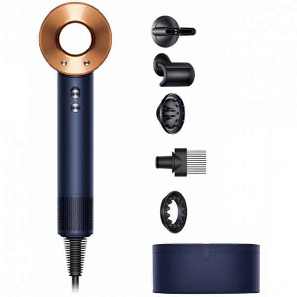 Фен Оригінал Dyson Supersonic HD07 Special Gift Edition Prussian Blue/Rich Copper