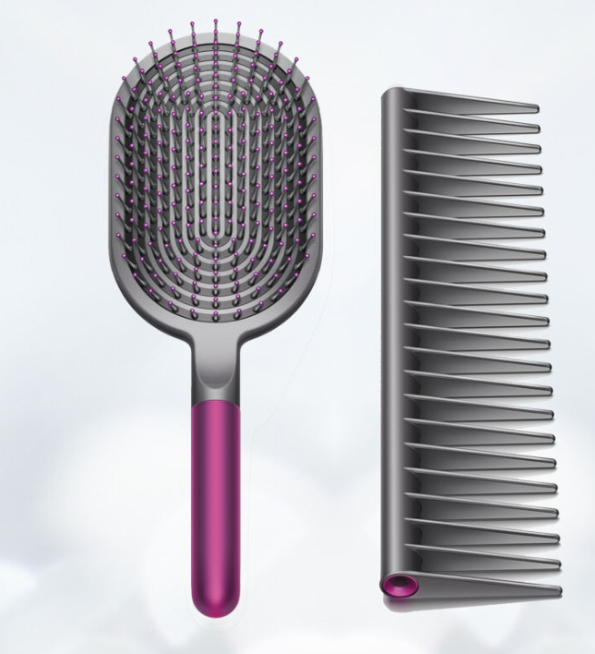 Набір фірмових гребінців Styling Dyson Set (Fuchsia)