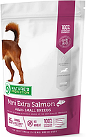 Сухой корм для взрослых собак малых пород с лососем Mini Extra Salmon Adult Small Breeds 500g