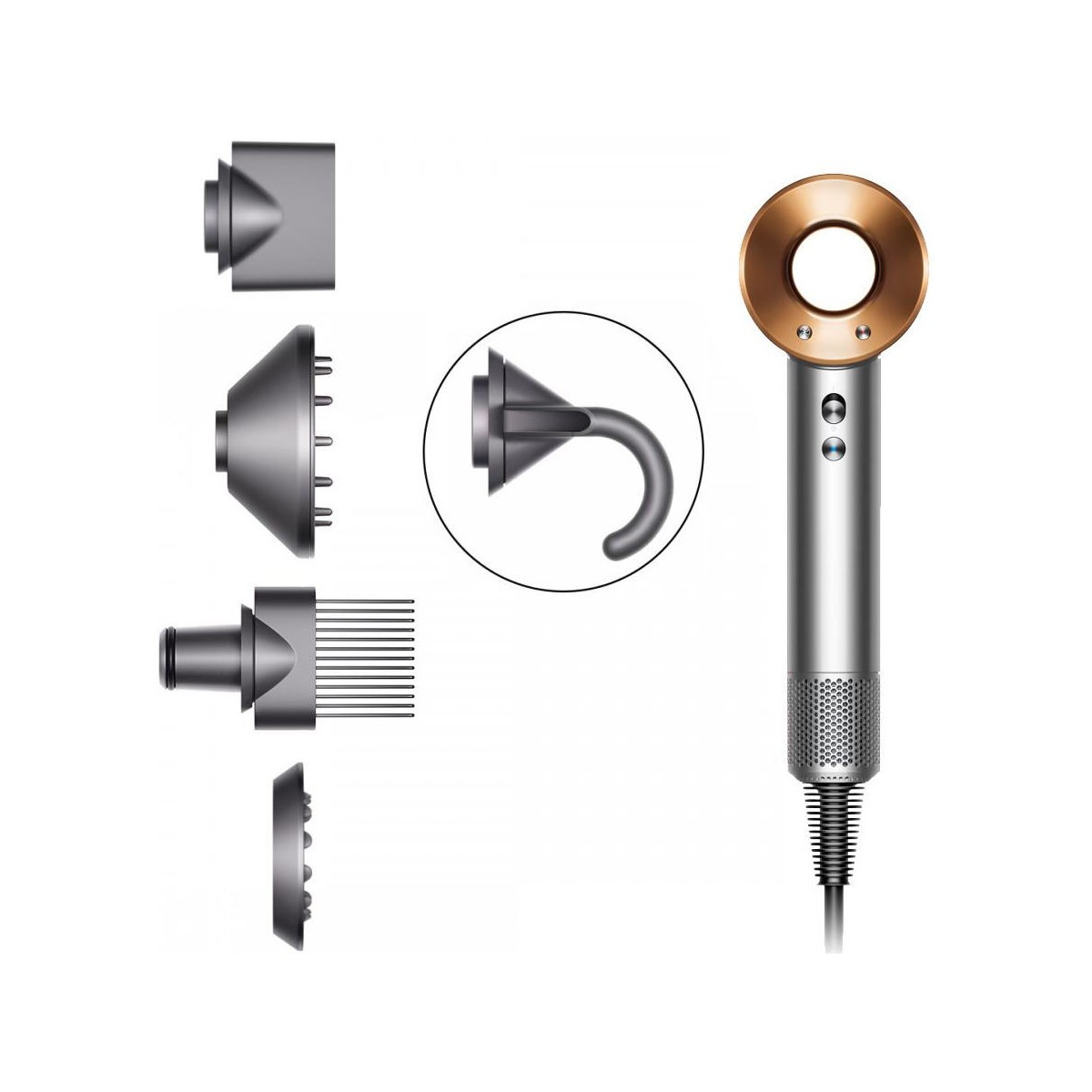 Фен Dyson Supersonic HD07 NickelCopper