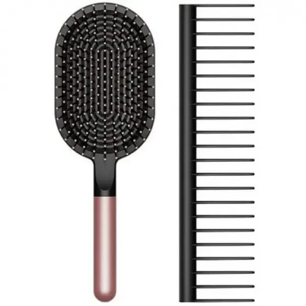 Набір щіток Dyson-designed Paddle brush and Detangling comb Rosе/Black