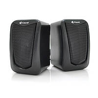 Колонки 2.0 Kisonli KS-06, для ПК і ноутбука, USB + 3.5mm, 2x3W, 20Hz- 20KHz, Black, BOX, Q50 от DOM-Energy