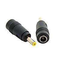 Перехідник DC 5.5x2.1mm (мама) - 4.8х1.7mm (тато) Yellow от DOM-Energy