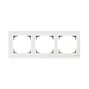 8573 CB Рамка 3 пости Sky біле скло 2CLA857300A3001, фото 3