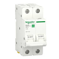 Автоматичний вимикач Schneider RESI9 16А, 2P, крива, 6кА от DOM-Energy