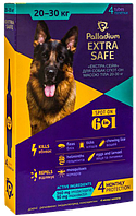 Краплі Palladium серії EХTRA SAFE для собак від 20 до 30 кг,уп. (4 піпетки*3,0 мл.)