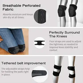 Спортивний протиковзкий захист коліна Kneepad AND702 YU227, фото 4