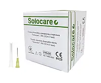 Голка ін єкційна одноразова стерильна "Solocare", 30G (0,3x13 мм)