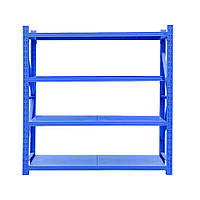 Racks for display of goods, 4 all-metal shelves, thickness 0.1mm, 120*50*200cm main frame от DOM-Energy