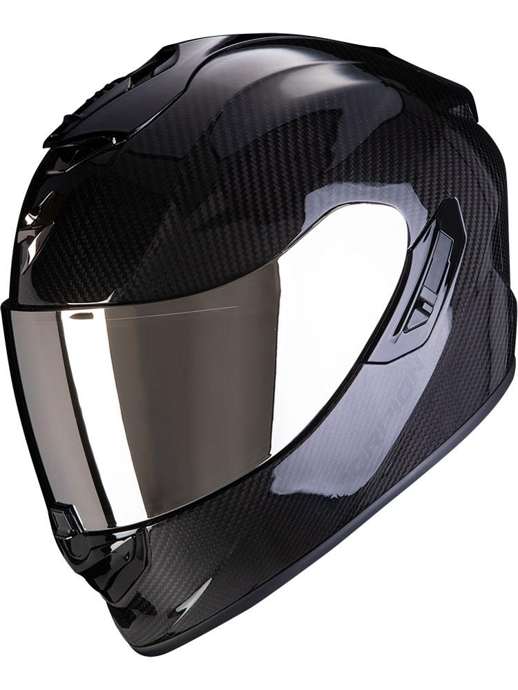 Мотошолом Scorpion Exo-1400 Evo Carbon Air Solid black gloss