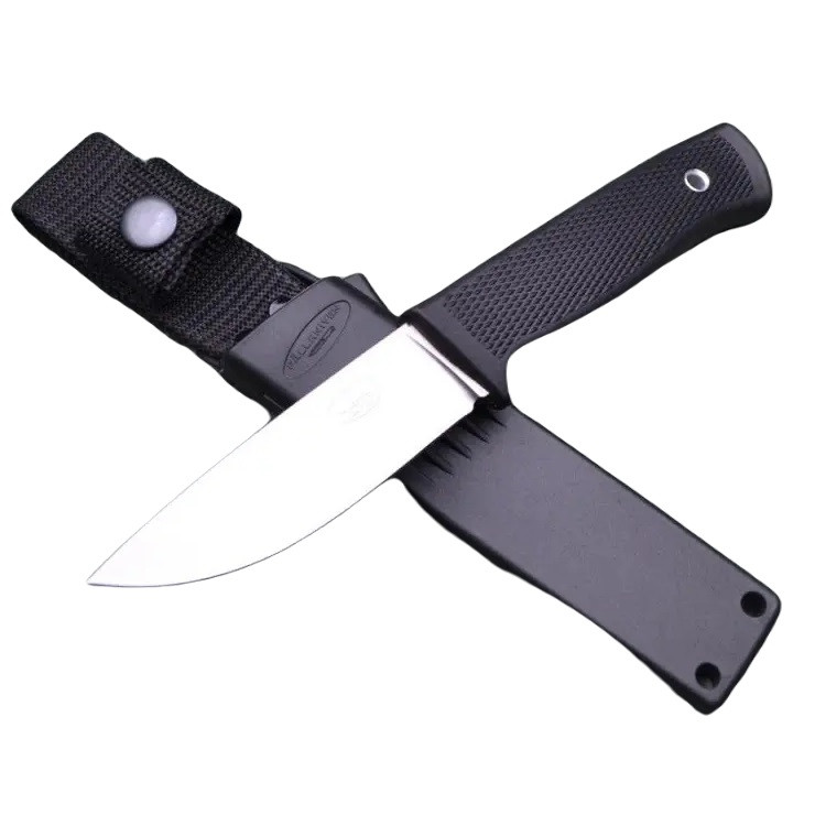 Тактичний мисливський ніж Fallkniven 2093 із чохлом 21см Чорний (7_00129)