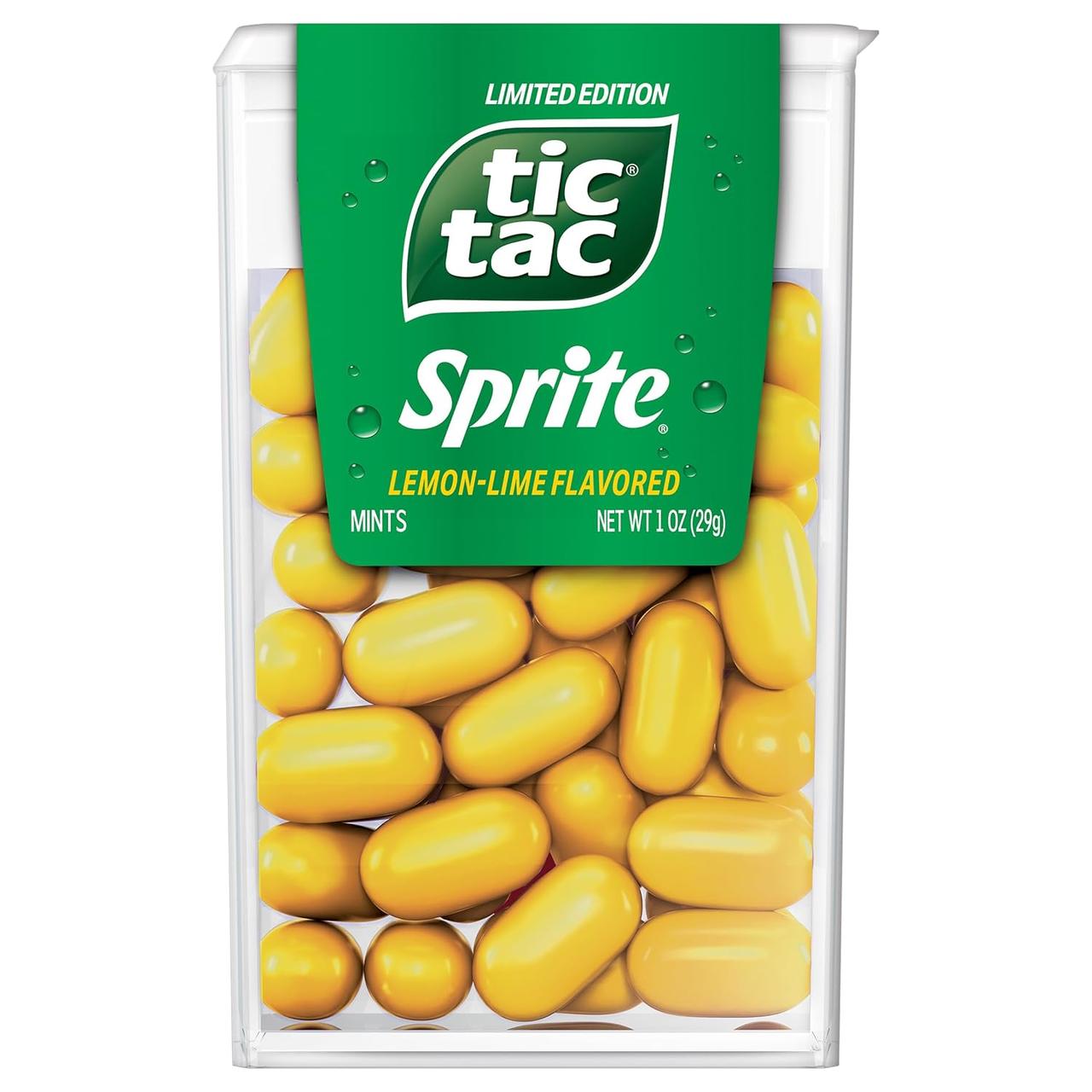 Драже Tic Tac Sprite зі смаком лимона і лайма, 18 г, фото 1