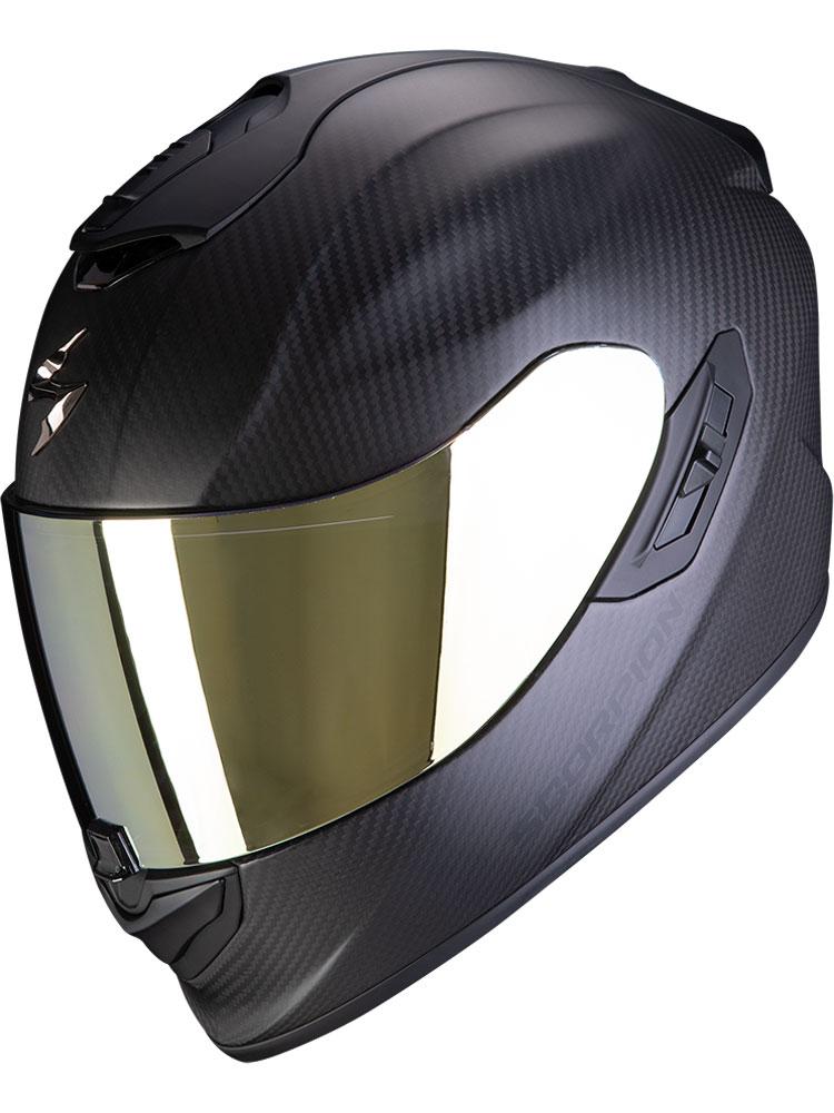Мотошолом Scorpion Exo-1400 Evo Carbon Air Solid matte black, фото 1