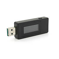 USB тестер Keweisi KWS-V30 напруги (3-8V) і тока (0-3A), Black от DOM-Energy
