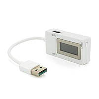 USB тестер Keweisi KWS-1705B напруги (3-8V) і тока (0-3A), Black от DOM-Energy